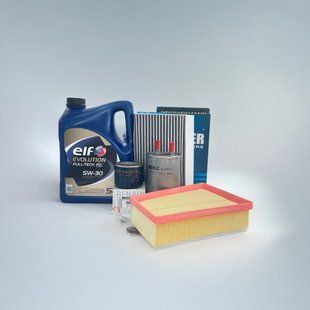 Комплект ТО Renault Fluence + фільтр салону (без старт-стоп) 1.5 dCi (K9K) Оптимальний (масло, масляний, повітряний, паливний, прокладка зливної пробки) K117 фото